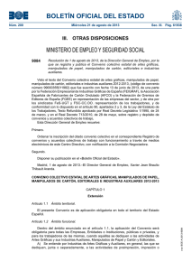 BOLETÍN OFICIAL DEL ESTADO MINISTERIO DE EMPLEO Y SEGURIDAD SOCIAL 9084