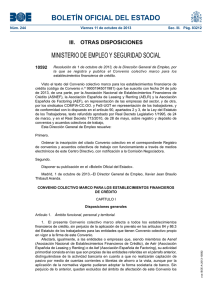 BOLETÍN OFICIAL DEL ESTADO MINISTERIO DE EMPLEO Y SEGURIDAD SOCIAL 10592