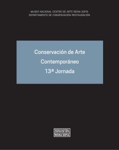 Conservación de Arte Contemporáneo 13ª Jornada -