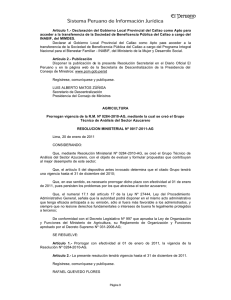 Prorrogan vigencia de la R.M. Nº 0284-2010-AG, mediante la cual se creó el Grupo Técnico de Análisis del Sector Azucarero