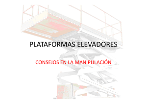 Plataformas elevadoras. Introducción a la Norma UNE 59923