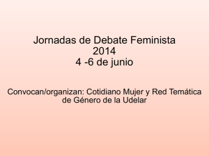 CNS Mujeres - PPT DebateFeminista2014