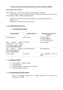 TEMA 5 LAS INSTITUCIONES DE ESPA A Y DE LA UNION E(1)
