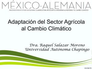 Dra. Raquel Salazar Moreno - Universidad Autónoma Chapingo