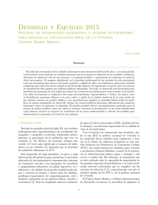Densidad y Equidad 2015