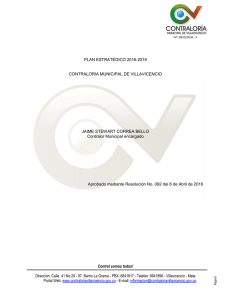 Descargars el plan PLAN ESTRATEGICO INSTITUCIONAL CMV 2016-2019 Tipo de archivo: pdf Tamaño: 518.3 kB