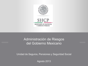 Risk Administration by the Mexican Government
