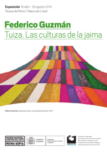 Folleto de Federico Guzmán. Tuiza
