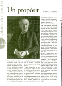 Un propósit. català. publicat Bagant 7/2007