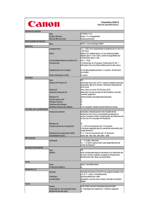 Descargar PowerShot SX30 IS - Especificaciones técnicas [PDF, 46 KB]