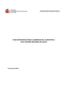 Plan Estratégico para el abordaje de la Hepatitis C en el Sistema Nacional de Salud