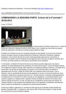 COMENZANDO LA SEGUNDA PARTE. Crónica de la 4ª jornada ? 30-XII-2012