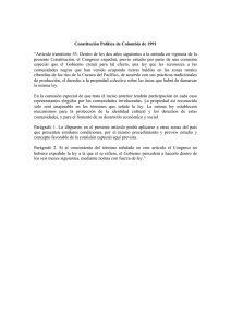 17. Constitución Política de Colombia de 1991, artículo transitorio 55.