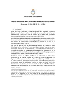 Informe de Gestión - Abril 2014