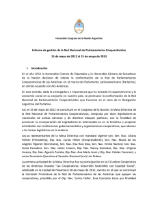 Informe de Gestión - Mayo 2013