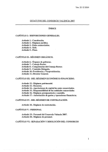 Estatutos Consorcio Valencia 2007 versión 22 12 2014