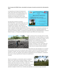 Con el apoyo del PNUD-Cuba, comunidad rural gana el premio provincial de reforestación 2012.