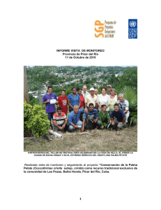 Informe de la visita realizada a la provincia de Artemisa (octubre 2010).