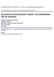 DELEGADOS DE SOLIDARIDAD Y MISIÓN - DE COMUNIDADES CMF DE SANTIAGO )