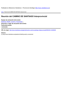 Reunión del CAMINO DE SANTIAGO Interprovincial ) 10/05/2009