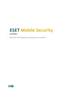 ESET Mobile Security Symbian Manual de instalación y guía para el usuario