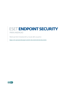 ESET  ENDPOINT SECURITY PARA ANDROID
