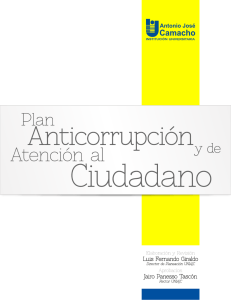 Plan Anticorrupción y de Atención al Ciudadano 