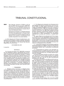 sentencia de Tribunal Constitucional 57/2008 de 28 de abril