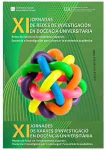 XI Jornadas de Redes de investigacion universitaria