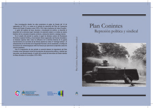 Plan Conintes. Represi&oacute;n pol&iacute;tica y sindical Archivo Nacional de la Memoria 2014