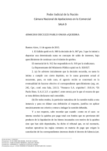 Poder Judicial de la Nación SALA D 43940/2010 DECUZZI PABLO OMAR s/QUIEBRA