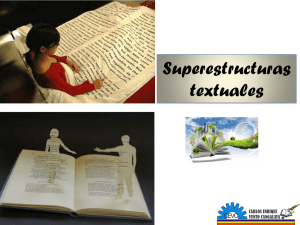 Superestructuras textuales (1)
