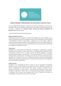 Bases Premio Periodismo de Excelencia Escrito 2015