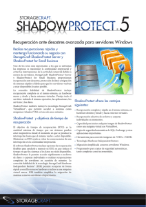 Recuperación ante desastres avanzada para servidores Windows