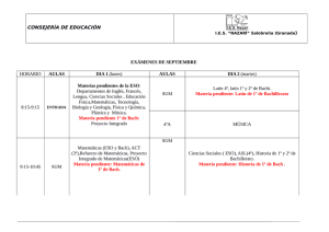 EXÁMENES SEPTIEMBRE (alumnos)