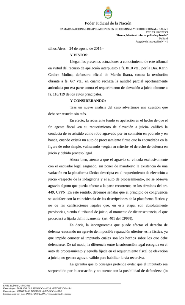 Poder Judicial de la Nación