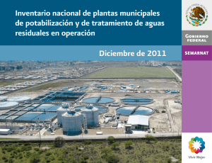 &ldquo;Inventario nacional de plantas municipales de potabilizaci&oacute;n y de tratamiento de aguas residuales en operaci&oacute;n de 2011&Prime;