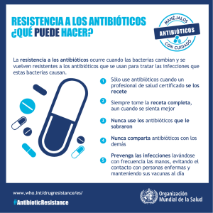 Resistencia a los antibióticos: ¿Qué puede hacer? pdf, 4.64Mb