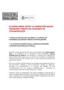 El Museo firma un convenio con la Fundación Mutua Madrileña