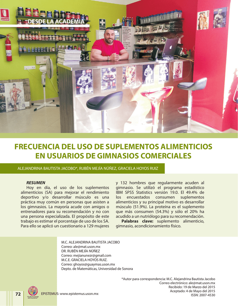Suplementos nutricionales para gimnasio Suplementos nutricionales para gimnasio