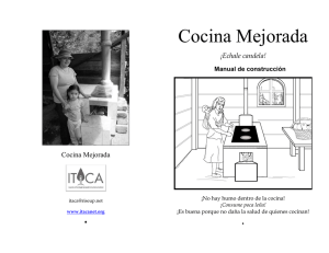 Cocina Mejorada ¡Echale candela! Manual de construcción