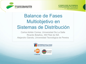 7-Balance de Fases Multiobjetivo en Sistemas de Distribucion