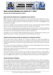 27-11-2015 Boletín informativo Mesa Ministerio justicia.