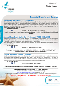 Oferta Puente Corpus 2016