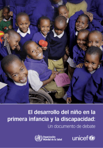 El desarrollo del ni&ntilde;o en la primera infancia y la discapacidad