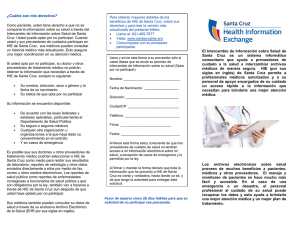 SCHIE Patient Opt Out Brochure-Spanish