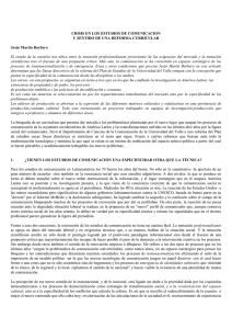 J.M.Barbero - Crisis en los estudios de comunicacion y el sentido de una reforma curricular.pdf