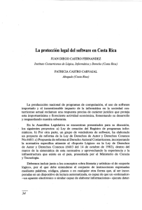 La protección legal del software en Costa Rica