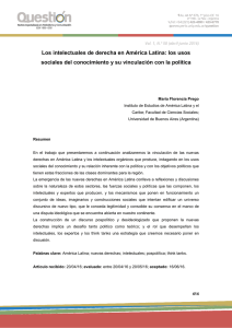 Los intelectuales de derecha en América Latina: los usos