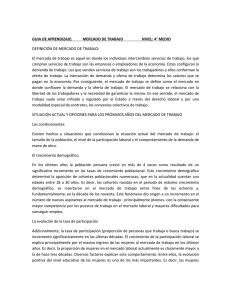 DEFINICI&Oacute;N DE MERCADO DE TRABAJO: